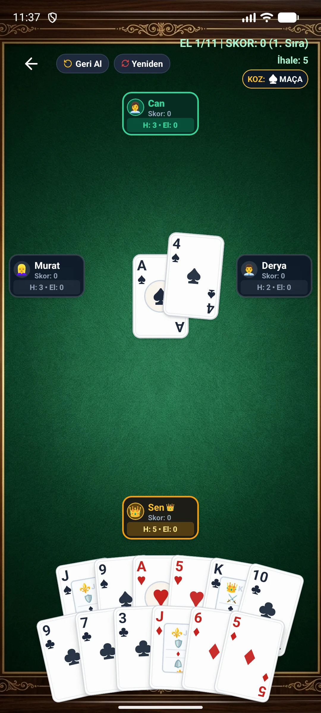 Batak AI: Online & Offline screenshot
