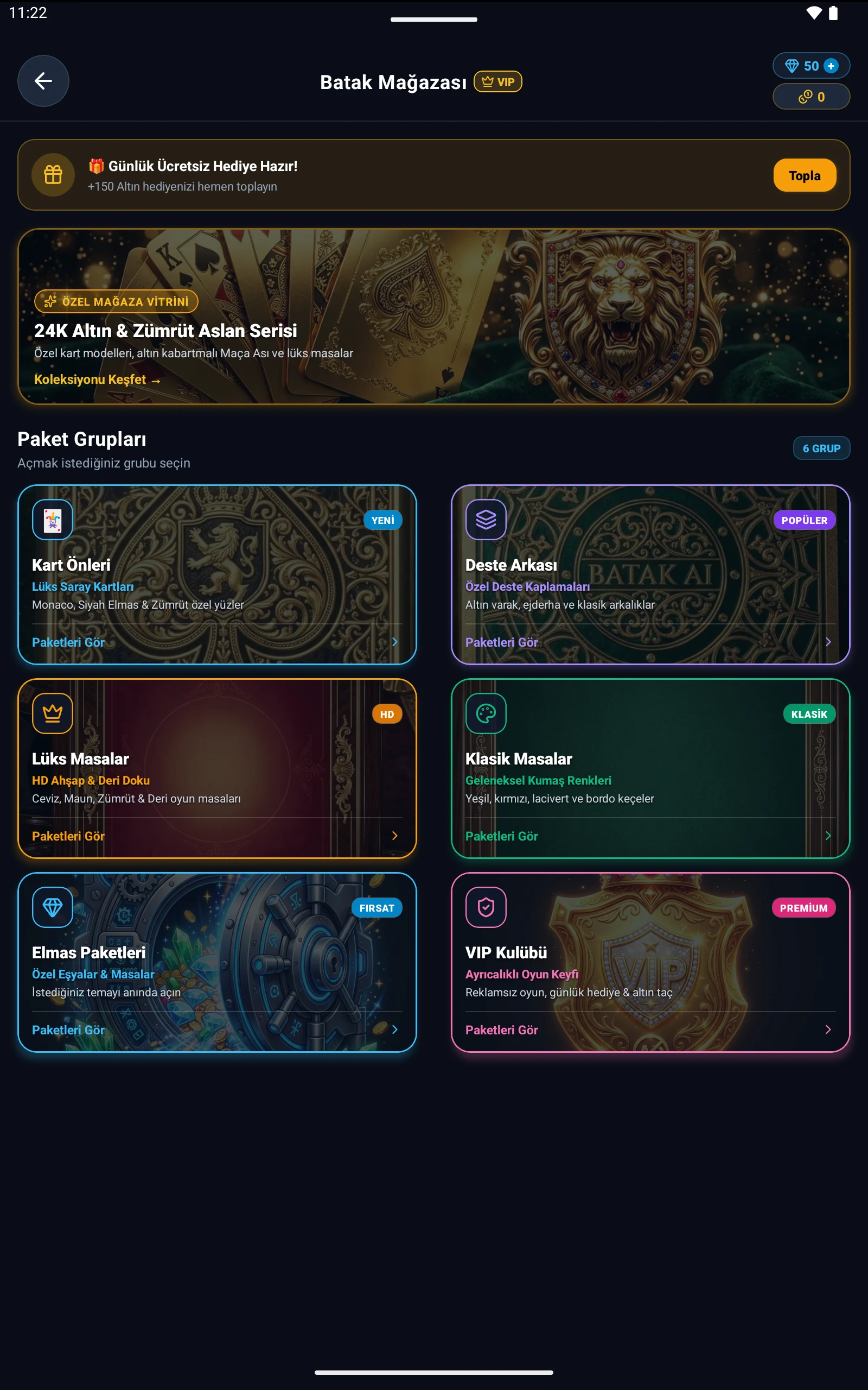 Batak AI: Online & Offline screenshot